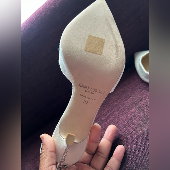 Absolutely beautiful Jimmy Choo Saeda 100MM Suede Pumps size 37 - Picture 7 of 15